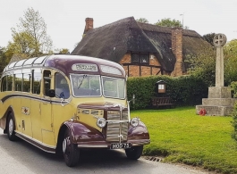 Vintage bus for weddings in Southsea